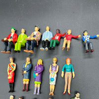 Set of 18 Approx G Scale Figures (About 3" tall)