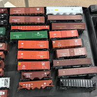 HO Scale PRR Freight Cars-- 3 to 4 Random Freight Cars with Kadee Couplers