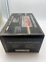 K-Line K-635402 Budweiser Anheuser Busch Tank Car Bank With Display Base O SCALE Like New