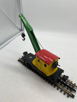 Lionel Tinplate Remake Crane Yellow, Red, Green O SCALE Used Excellent No Box