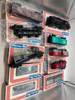 American Flyer Lionel New York Central NYC 4-8552 GP-9 Diesel Locomotive & 9 Freight Cars Set (4-9005, 4-9206 x2, 4-9106, 4-9706, 6-49001, 4-9404, 4-9209, 4-9713) S SCALE Like New