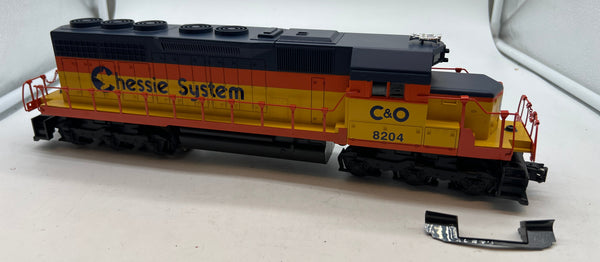 Lionel 6-18204 Chessie System SD40 Non-Powered Diesel Locomotive 8204 O SCALE NEW