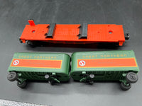 Lionel 6-9282 Great Northern flat car piggyback trailers  O SCALE Used Excellent