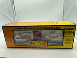 MTH Railking 30-79069 Christmas Operating Box Car w/Signal Man #1225. O SCALE NEW