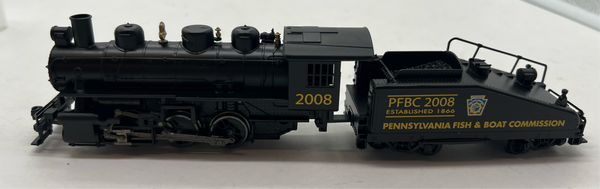 Bachmann 50631-SE Special Edition Pennsylvania Fish & Boat Commission 2008 0-6-0 Steam Locomotive DC HO SCALE Like New