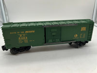 Lionel 6-19258  #6464 Rock Island boxcar "Route of the Rockets" green O SCALE NEW