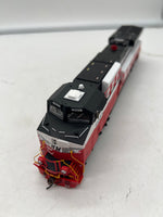 ATHEARN ATHG83066 WESTERN MARYLAND WM RED/WHITE CIRCUS ES44AC Diesel Locomotive 9023 HO SCALE  Like New