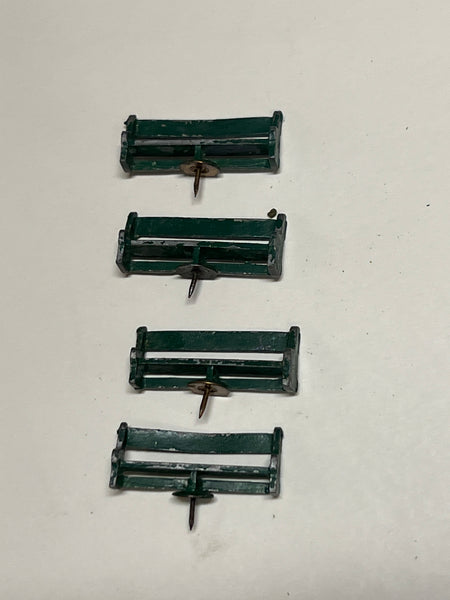 HO Scale Bargain Pack Green Benches