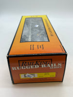 MTH Rugged Rails 33-7307 Sunoco Tank Car - Chrome O SCALE Used Excellent