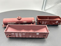 HO Scale Bargain Car Pack 80: 6 PRR Freight Cars HO SCALE USED