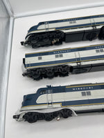 MTH Premier 20-2260-1 Missouri Pacific E-8 ABA Diesel Engine Set w/ ProtoSound 2.0 & BCR Installed O SCALE Like New