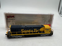 ATLAS #49770 B23-7 SANTA FE #6365 DIESEL LOCOMOTIVE DECODER EQUIPPED N SCALE  Like New