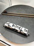 MTH Railking 30-7680 MTH Transport Flat Car - MTH Transport w/(2) 1970 Chevelle (White w/Black Stripe) O SCALE NEW