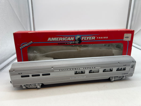 Lionel American Flyer 6-48932 WP California Zephyr Vista Dome Passenger Car S SCALE Like New