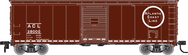 Atlas 3001600-2 ATLANTIC COAST LINE ACL Steel Re-Built Box Car 3 RL O Scale NEW
