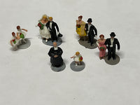 Merten M0609 Merten M0609 Wedding Party Set of 6 Figures (10 people) HO SCALE Used Excellent No Box No Box