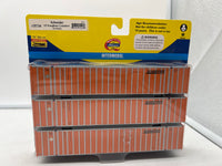 Athearn ATH72546 Schneider 53' Stoughton Container 3 pack HO SCALE  NEW