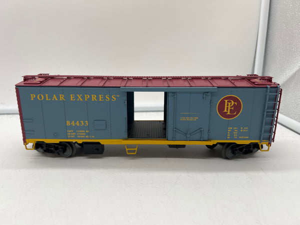 PARTS ONLY BROKEN Lionel 6-84433 the Polar Express scale 40' reefer car O SCALE AS IS Used BROKEN Damaged Box