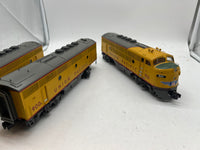 Lionel 6-24552 UNION PACIFIC SCALE TMCC F3 DIESEL A-B-A (PWR A #900, DMY B #900B, DMY A #901) O SCALE Used Excellent