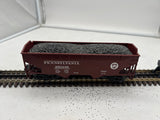 MTH Premier 20-90152b Pennsylvania O Scale Premier 2-Bay Offset Hopper Car Used Excellent