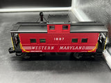 Lionel 6-83362 WESTERN MARYLAND NORTHEAST STYLE CABOOSE O SCALE Like New