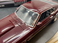 Auto World 1/18 scale - AMM1006/06 1969 Ford Mustang Boss 429 - maroon 1/18 SCALE Like New