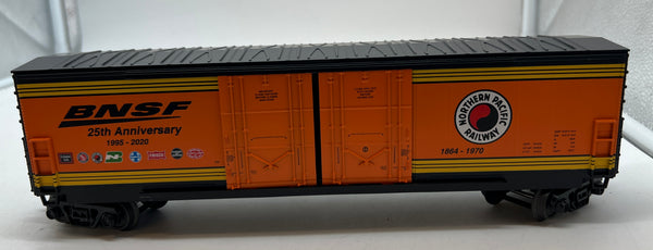 MTH Railking 30-70122C BNSF 25th Anniversary Northern Pacific Heritage 50' Double Door Plugged Boxcar O SCALE NEW