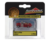 Woodland Scenics WDS AS5337 WDS5337 Vehicles Cop'n a Kiss N Scale NEW
