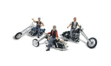 Woodland Scenics WDS AS5344 WDS5344 Vehicles Bad Boy Bikers N Scale NEW
