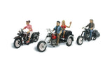 Woodland Scenics WDS AS5549 WDS5549 Vehicles Born to Ride HO Scale NEW