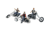 Woodland Scenics WDS AS5554 WDS5554 Vehicles Bad Boy Bikers HO Scale NEW
