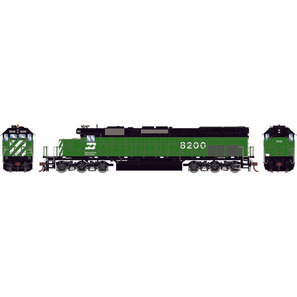 Athearn ATH71750 HO SD40T-2 Diesel Locomotive, LL Burlington Northern BN #8200 DCC Ready HO SCALE NEW