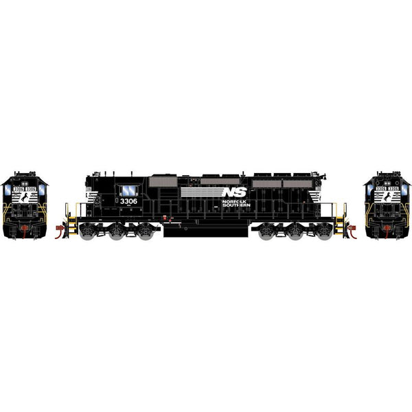Athearn ATH72081 RTR SD40-2, Norfolk Southern NS #3306 diesel locomotive HO SCALE Like New