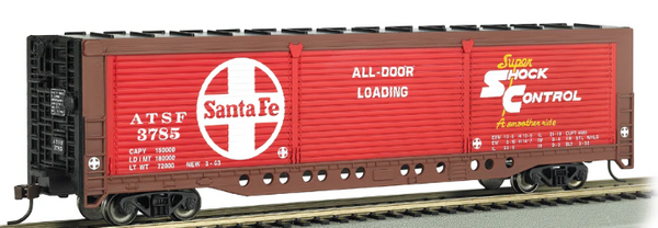 Bachmann 18140 SANTA FE ATSF EVANS ALL DOOR BOXCAR 3785 HO SCALE NEW