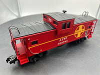 MTH Premier 20-9105L Santa Fe Ext Vision Caboose (red/ yellow) O Scale Like New