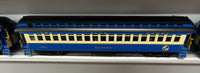 Brady's Train Outlet Custom Run Lionel 2431950 Legacy Central New Jersey Blue Comet 4-6-0 #168 with 6 Woodside Passenger Cars O Scale Limited