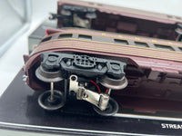K-Line k-4580C PRR Fleet of Modernism Streamliners Baggage/Observation 2-Pac O SCALE Like New