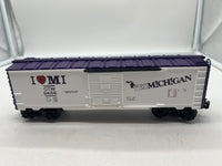 Lionel 6-9486  I love Michigan box car O SCALE Like New