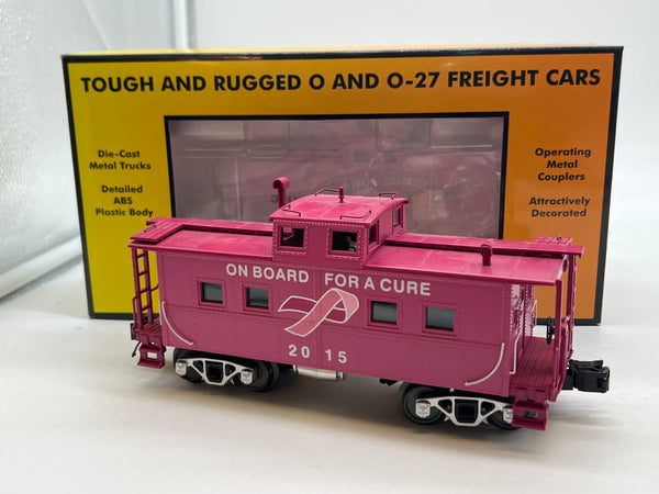 MTH 30-20322a Breast Cancer Awareness Pink Caboose O SCALE Like New