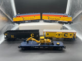 MTH 30-4016-1, 30-2119 Chessie F-3 Diesel Construction Set and F-3 A Dummy Cab No. 4321  O Scale protosound Like New