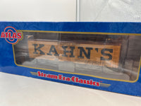 Atlas 3003044-2 Kahn's (Yellow/Black/Brown) 36' Woodside Reefer O SCALE NEW