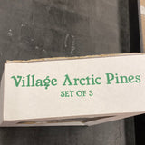 Department 56 52608 Village Arctic Pines set of 3