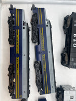 American Flyer Lionel Baltiimore Ohio B&O Freight Set 4-8153 Locomotives & 6 Cars 4-9709, 4-9301, 4-9401, 4-9102, 4-9201, 4-9000 S SCALE Like New