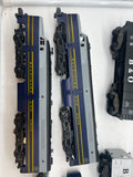 American Flyer Lionel Baltiimore Ohio B&O Freight Set 4-8153 Locomotives & 6 Cars 4-9709, 4-9301, 4-9401, 4-9102, 4-9201, 4-9000 S SCALE Like New