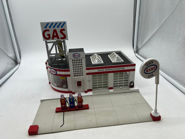 Lionel 6-24183 Lionelville Esso Gas Station O SCALE Used