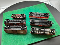 HO Scale Bargain Car Pack 118:  Set of 6 New York, New Haven, & Hartford Freight car pack HO SCALE USED