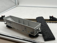 MTH Railking 30-75442 Norfolk Southern RailKing 4-Bay Hopper Car O SCALE Used Excellent