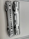 MTH Premier 20-69196 Santa Fe O Scale Premier 2-Car 70' Streamlined Baggage/Coach Passenger Set (Ribbed Sided) Road #3538 #2942 NEW