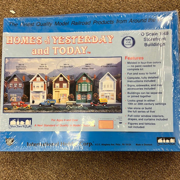 International Hobby Corp 2nd Hand Rose 300-14 Homes of Yesterday & Today Building Kit O-Scale