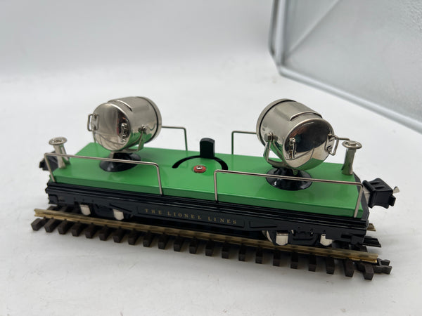 Lionel Green and Black Tinplate Searchlight remake Lionel Lines O SCALE Used Excellent No Box